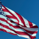 The flag of the United States of America